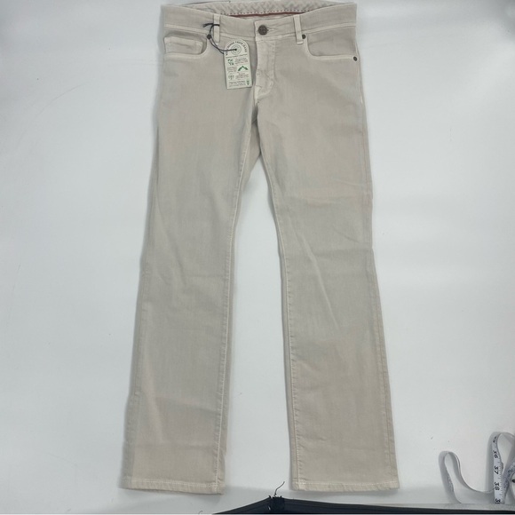 Candiani Denim Handmade in Italy Classic 5 pocket Khaki Jeans Chino Style 30 - Picture 1 of 10
